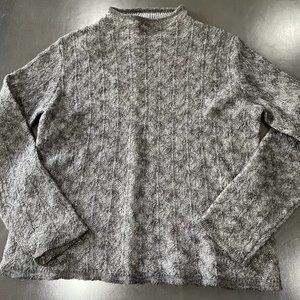 Vintage Mixed Grey Wool Long sleeve